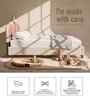 Dreamy Palace Leatherette Kids Twin Bed With Box Storage In Pink And White Colour