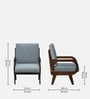 Drenthe Sheesham Wood Arm Chair In Provincial Teak Finish