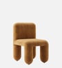 Dreoven Sculpt Lounge Chair In Cocoa Brown Colour