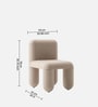 Dreoven Sculpt Lounge Chair In White Colour