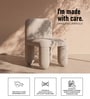 Dreoven Sculpt Lounge Chair In White Colour