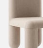 Dreoven Sculpt Lounge Chair In White Colour