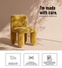 Dreoven Sculpt Lounge Chair In Yellow Colour