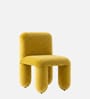 Dreoven Sculpt Lounge Chair In Yellow Colour