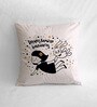 Canvas Cushion with Dreamy Girl Print