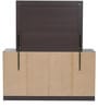 Kazue Six Drawer Dressing Table in Chocolate Beech Finish