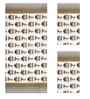 Dried Tobacco Madhuban Floral Waffle Cotton 250 GSM Bath & Hand Towel Set