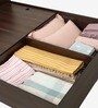 Drift King Size Bed in Brown Finish with Box Storage