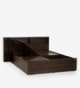 Drift King Size Bed in Brown Finish with Box Storage