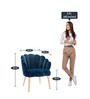 Driggers Lounge Chair in Dark Blue Colour
