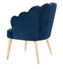 Driggers Lounge Chair in Dark Blue Colour