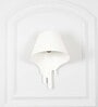 Dripora Modern White Wall Light With Abstract Drip Design Decorative Powder Coated Metal Wall Lamp For Bedroom, Living Room & Hallway (E27 Compatible)
