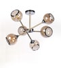 Dritta Gold Glass Chandelier