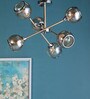 Dritta Gold Glass Chandelier