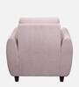 Droopy Fabric 1 Seater Sofa in Light Grey Colour