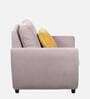 Droopy Fabric 1 Seater Sofa in Light Grey Colour