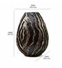 Drop Black & Brown Polyresin Vase