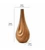 Drops Droplet Brown Polyresin Vase