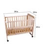 Drowsy 9 In 1 Baby Wooden Cot In Brown Colour