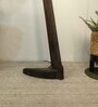 Druid Wooden Floor Lamp with Jute Shade & Brown Base
