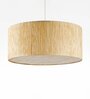 Drum (Large) Stainless Steel & Banana Fibre Pendant Hanging Light