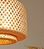 Drum Handmade Bamboo Pendant Hanging Light (Beige)