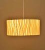 Drum Woven (Small) Stainless Steel & Paper Pendant Hanging Light