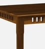 Drusilla Sheesham Wood 2 Seater Dining Set In Scratch Resistant Rustic Teak Finish