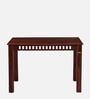 Drusilla Sheesham Wood 4 Seater Dining Set In Scratch Resistant Honey Oak Finish