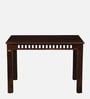 Drusilla Sheesham Wood 4 Seater Dining Set In Scratch Resistant Provincial Teak Finish