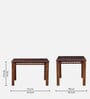 Drusilla Sheesham Wood 4 Seater Dining Set In Scratch Resistant Provincial Teak Finish