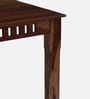 Drusilla Sheesham Wood 4 Seater Dining Set In Scratch Resistant Rustic Teak Finish