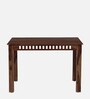 Drusilla Sheesham Wood 4 Seater Dining Set In Scratch Resistant Rustic Teak Finish With Bench
