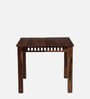 Drusilla Sheesham Wood 4 Seater Dining Set In Scratch Resistant Rustic Teak Finish With Bench
