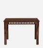 Drusilla Sheesham Wood 4 Seater Dining Table In Scratch Resistant Rustic Teak Finish