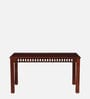 Drusilla Sheesham Wood 6 Seater Dining Set In Scratch Resistant Honey Oak Finish With Bench