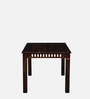 Drusilla Sheesham Wood 6 Seater Dining Set In Scratch Resistant Provincial Teak Finish With Bench