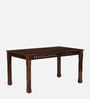 Drusilla Sheesham Wood 6 Seater Dining Set In Scratch Resistant Rustic Teak Finish With Bench