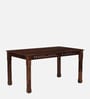 Drusilla Sheesham Wood 6 Seater Dining Set In Scratch Resistant Rustic Teak Finish With Bench