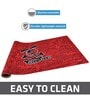 Cross Bones Red & Black Fabric Pet Mat