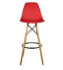 DSW Iconic Bar Stool Barstool in Red Colour