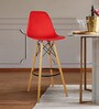 DSW Iconic Bar Stool Barstool in Red Colour