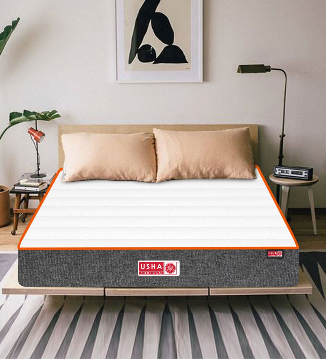 Buy Dual Comfort 6 Inch HR Foam Queen Size Mattress at 21 OFF by Usha