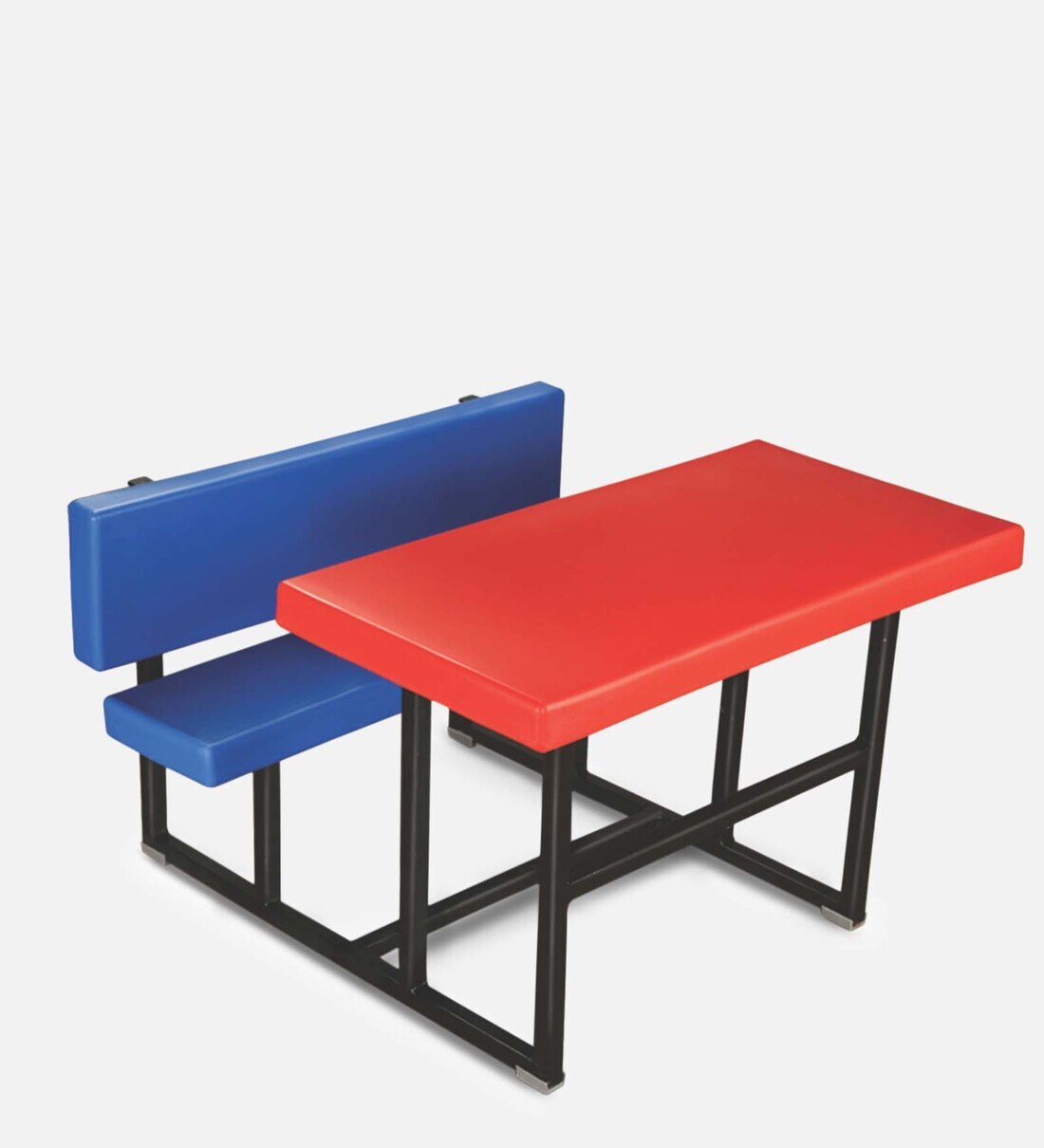 Buy Dual Desk Chair and Table in Red & Blue Colour by OkPlay Online