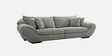 Duino Boucle Fabric 4 Seater Sofa in Graphite Grey Colour