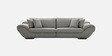 Duino Boucle Fabric 4 Seater Sofa in Graphite Grey Colour
