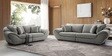 Duino Boucle Fabric 4 Seater Sofa in Graphite Grey Colour