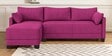 Duke Fabric RHS Sectional Sofa(3 + Lounger) In Mulberry Colour