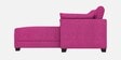 Duke Fabric RHS Sectional Sofa(3 + Lounger) In Mulberry Colour