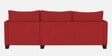 Duke Fabric RHS Sectional Sofa(3 + Lounger) In Red Colour